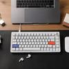 DrunkDeer A75 Rapid Trigger Keyboard Mechanical TKL Gaming Magnetic Switch RGB Wired USB Compact 82 Keys with Knobs White Anti-Ghosting Anti-Spill