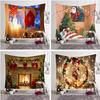 Home Decor Christmas Tapestry Bedroom Living Room Wall Decor Backdrop Fabric Fireplace Printed Tapestry