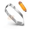 1pcs Pencil Book Stainless Steel Cookie Cutter Biscuit Mold Sugarcraft Fondant Cake Cupcake Decor Tool Kitchen Bake Pastry Shop