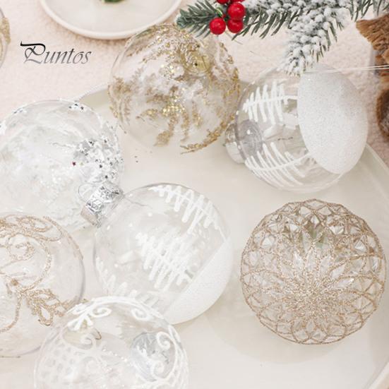 9 Pcs Christmas Ball Ornaments Shatterproof Christmas Decorative Balls Reusable Festival Hanging Ornaments for Christmas Tree Home Parties