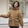 2024 Winter New Women's Jacket Parkas Thick Hoodie Cotton Padded Jacket Hoodie Loose Puffer Parka Jackets Outerwear Female