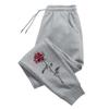 Rose Printed Sweatpants for Woman All Season Daily Casual Sporty Jogging Pants Ladies Outdoor Fitness Yoga Versatile Trousers