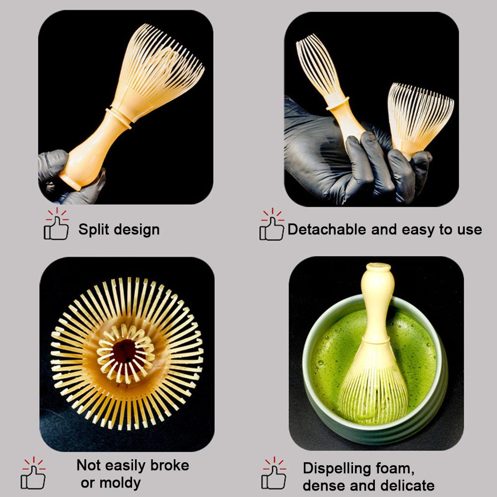 Tea Whisk Japanese Tea Set Matcha Whisk (Chasen) Tea Spoon And Scoop (Chashaku) Matcha Set Bamboo Accessories