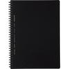 KOKUYO Note Soft Ring Notebook Business 70 Sheets Semi-B5 B-lined Black Su-SV407B-D