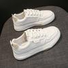 2025 Spring Women's Shoes New Breathable Little White Shoes Women's Versatile Ins Korean Version Platform Sports Casual Board Shoes Trendy Shoes