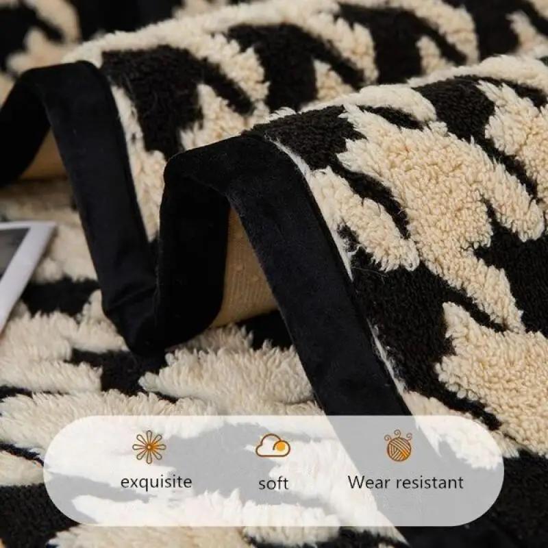 Современная подушка для дивана с сеткой «Тысяча птиц», простой утолщенный теплый плюшевый мягкий коврик для сиденья, модный пылезащитный нескользящий чехол для дивана