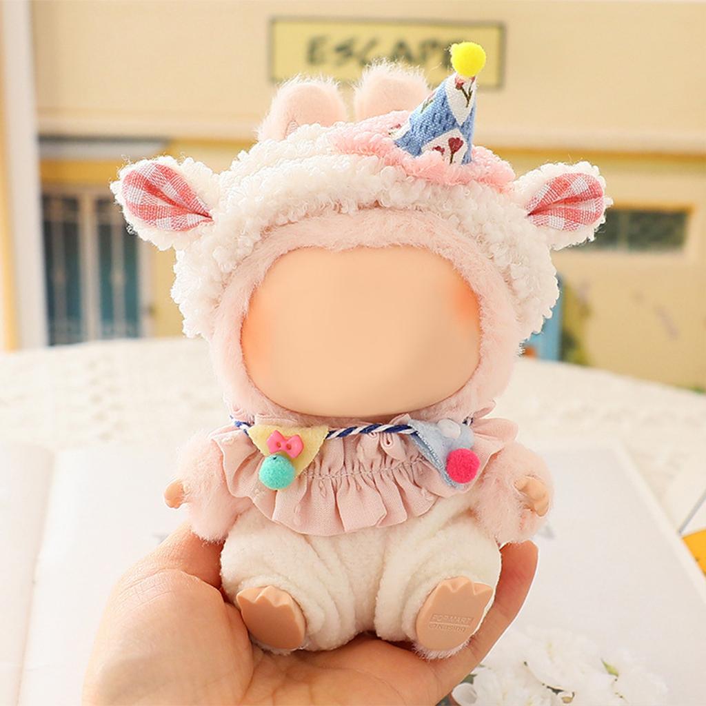 Costume 6.69 Inch Plush Toy Costume High Quality 17cm Doll Replacement Costume Fashion Doll Costume Doll Not Included