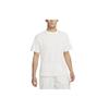 Solid Color Crew Neck Casual Short Sleeve T-Shirt Men Tops White DA0321-030