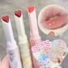 Florette Clear Lip Glaze Flower Love Jelly Mirror Lipstick Waterproof Non-stick Cup Lipstick Transparent Korea Makeup