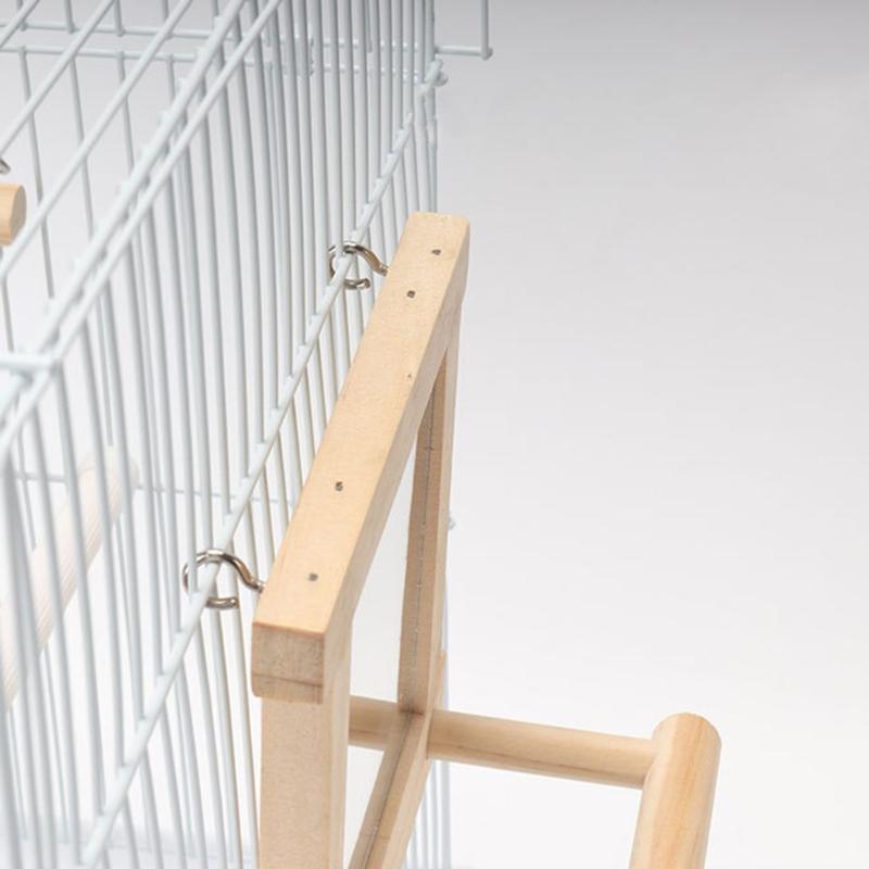 Wooden Bird Perch Natural Wood Bird Perch Stand Parrots Platform Cage Accessories Branches Perch Rod Stand