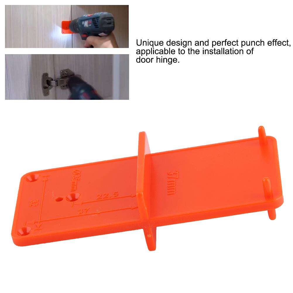 Hinge Guide Woodworking Opener Template For Door Cabinet Plate Positioning Tool