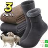 Thick Winter Velvet Snow Socks for Men, Soft Plush Warm Boot Socks, a Gift Knitted Items