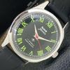 VINTAGE HMT JAWAN HAND-WINDING INDIAN MENS BLACK COLOR DIAL WATCH A700299-5 R202-a700299