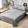 Pure Color Washed Cotton Flat Sheet for Baby Adults Single Double Queen King Cadar Bed Flat Bedsheets Bedspread