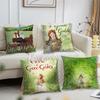 Classic Books Anne of Green Gables Pillow Case Sofa Living Room Bedroom Headboard Backrest Cushion Square Cushion Nap Time