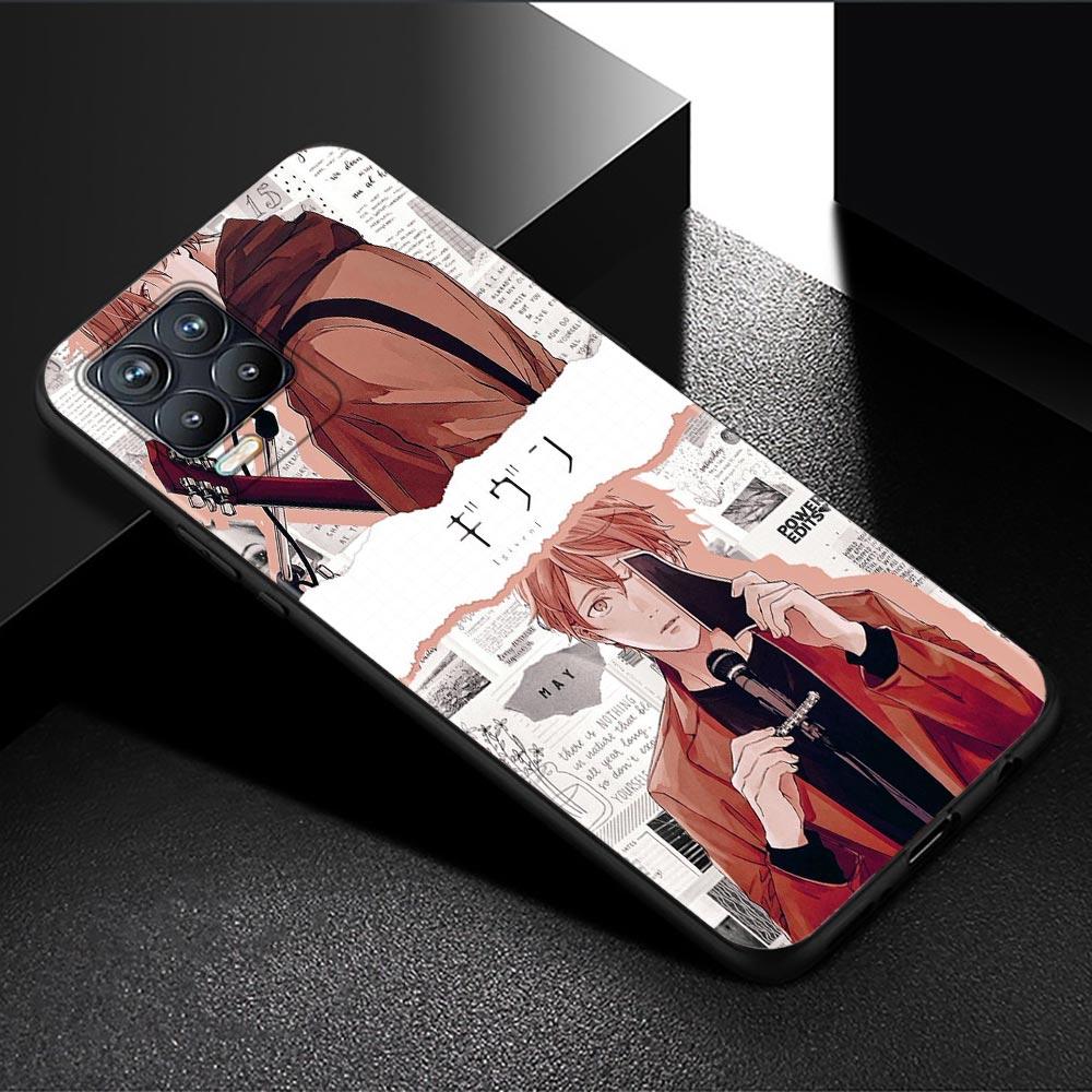 Phone Case For Oppo Realme GT 8 7 6 5 Pro C3 C11 C21 C21Y C20A XT X7 X50 Pro Ultra Silicone Capa Black Shell Given Yaoi Anime