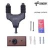Sondery Guitar Hanger, Wall Mount Stand Hook, Wall Mount Holder for Ukulele and Bass, Auto-Locking, Easily Attaches To Wood Walls, Wood Studs,