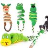 Interactive Squeaky Rope Dog Toy Plush Chew Toy with Sound Dental