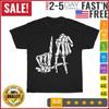 La Hand Sign Lazy DIY Halloween Costume Skeleton Los Angeles T Shirt Men Women