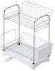 Anesty Company Dish 2 Width 36 X Depth 23 X Height Stainless Space Dish White Drainer, Basket, Tiers, Slim, Approx. 36cm, Steel, Saving, Drying,