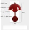 Danish Designer Flower Bud Wall Lamp Bedroom Bedside Lamp Simple Luxurious Decoration TV Background Wall Children Room Wall Lamp