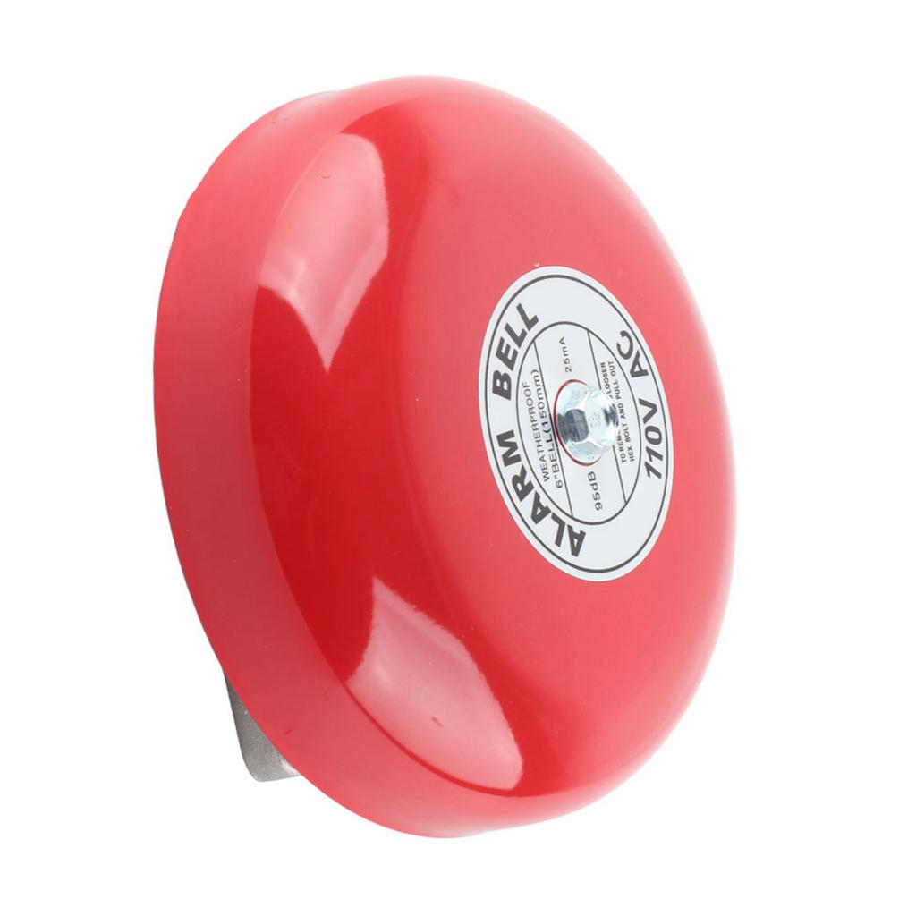 CB?6B 95dB Metal Electric Round Alarm Bell School Home Factory Security Alarm Bell