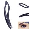 Eyebrow Tweezers Stainless Steel Slanted Flat Point Tip Hair Removal Eye Brow Tweezers Cilp