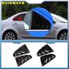 For Mitsubishi Lancer EX X EVO 2008-2018 Rear Window Side Vent Shutter Louver Cover Trim Car Accessories Auto Parts Carbon Fiber