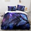 3D Print League of Heroes Bedding Set Single Twin Full Queen King Size Game Anime Bed Set Aldult Kid Bedroom Duvet Cover Sets