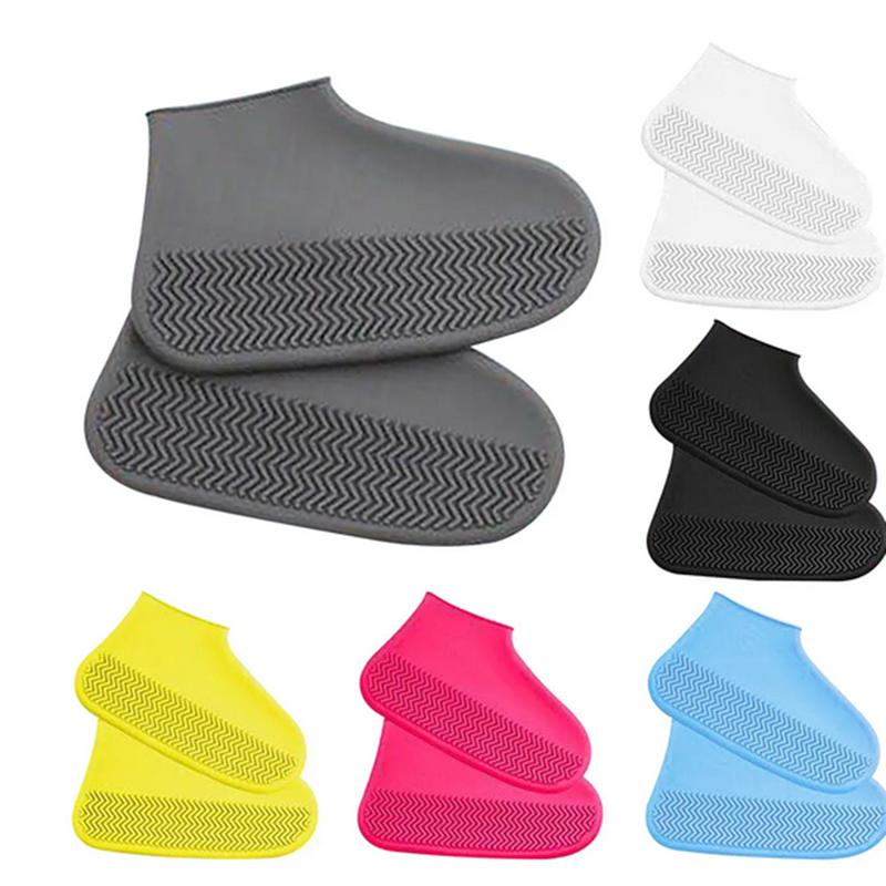 Waterproof Silicone Shoe Covers Reusable Non-Slip Wear-Resistant Rain Shoe Covers Protector Anti-Slip Boot For Outdoor Rainy Day