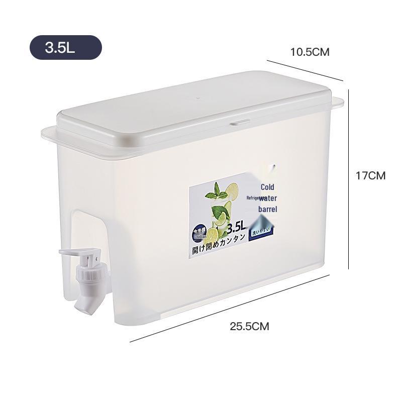 Compact High-Capacity Fridge Kettle with Faucet for Juice, Tea, or Cold Brew