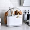 Компактный многофункциональный держатель для кухонных приборов большой вместимости со встроенным органайзером-сушилкой. Кухонная утварь
