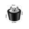Black Swimming Pool Leak Proof With Stainless Steel Screw Pool Plugs Pool Winterizing Plug