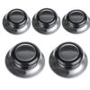 TOPYUEYILIYI 5pcs Pot Top Bead Cover Handles, Universal Pot Knobs, Pan Lids, Plastic Cookware, Stainless Steel Pot Cover Handles