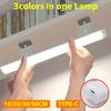 Motion Sensor Light Wireless LED Night Light  Rechargeable Light Cabinet Wardrobe Lamp Staircase Backlight For Kitchen