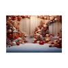 Indoor Window Snowflake Decoration Stage Theme Background Cloth Background Wall Decoration Photo Cloth