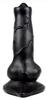 Dog Cock Dildo 12 X 4cm Black - Animalorny - Unusual Dildos