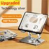 360 Tablet Desk Mobile Phone Holder Adjustable Aluminum Alloy Desktop Holder Foldable For IPhone For IPad For Laptop For Samsung
