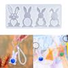 Mold for Handmade Crafts and Gifts Fun Animal Keychains Silicone Mold Effective Mold for Crafting Keyrings Ornament