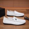 Genuine Leather Men Casual Shoes Luxury Brand Mens Loafers Moccasins Breathable Slip On Italian Driving Shoes Chaussure Homme