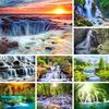 5D DIY Diamond Painting Waterfall Landscape Rhinestone Mosaic Art Picture Full Diamond Embroidery Landscape Cross Stitch Kit