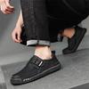 High Quality Handmade Stitched Business Men Leather Shoes Fashion Comfortable Loafers Flat Bottomed Outdoor Walking Sports Shoes