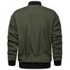 USA Size Men's Lightweight Bomber Jacket for Spring Autumn - Casual Flight Pilot Varsity Baseball Coat