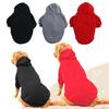 Pet Hoodie Spring Autumn Winter Soft Thick Cozy Solid Color Two-legged Medium Large Dog Sweatshirt Outfit Clothes Pet Supplies