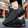 Fish Scale Blade Men's Shoes Spring 2025 New Gym Fly-woven Mesh Shoes Breathable Sports Shoes Running Shoes