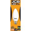 LED Candle 470lm Opal 6w Light Bulb B22 2700k