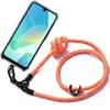 Case for Samsung Galaxy A16 5G/4G - with Sturdy Orange Lanyard - BOOLING