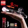 Vibrating Penis Extender Condom 8CM Cock Sleeve Ring On Penis Enlargement Reusable Condoms