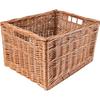 Panier De Rangement En Osier - CREATIVE HOME - 40 X 30 X 16 Cm - Marron - Paille - Fibre Naturelle