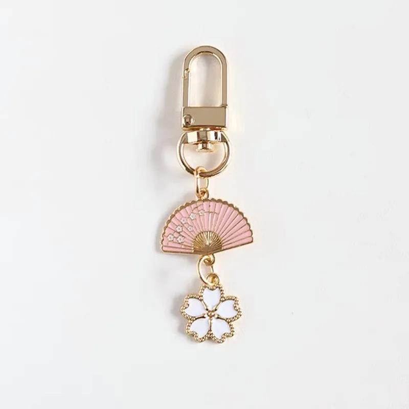 Cute Acrylic Butterfly Keychain Transparant Round Ball Tassel Keyring Women Bag Charm Earphone Case Car Key Pendant DIY Ornament